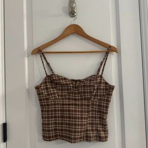 Plaid Preppy Top